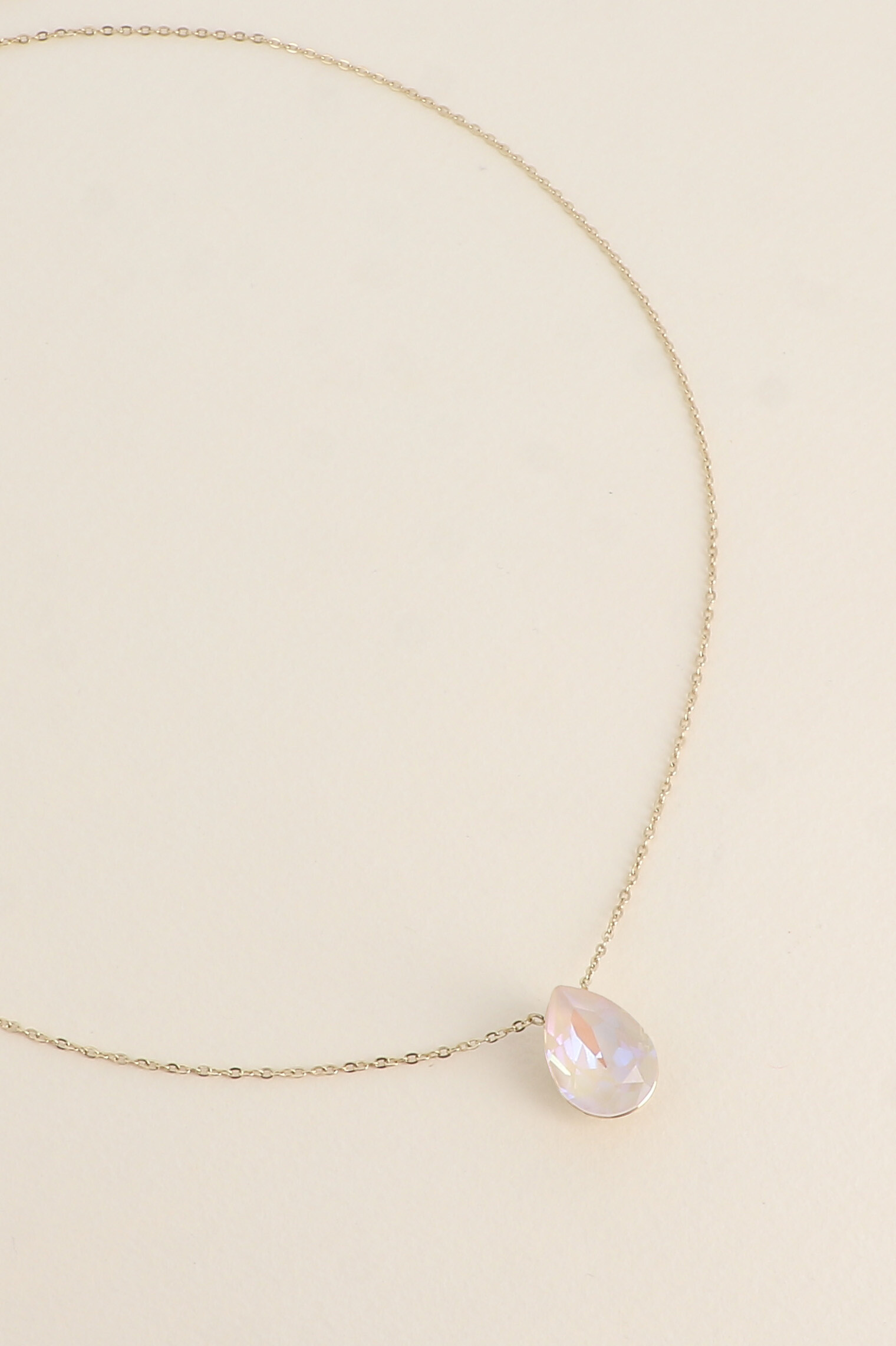Wholesaler Bohm - Bertille gold collar - decorated with Swarovski® crystals - Gout