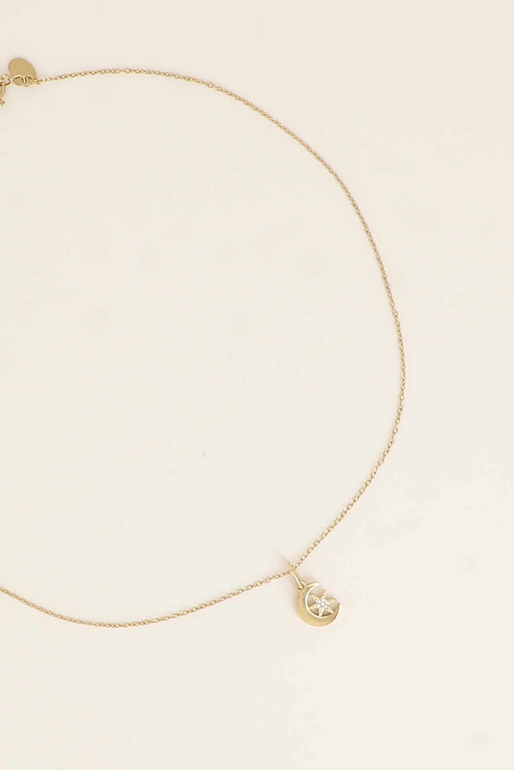 Mayorista Bohm - Collar - colgante de luna creciente y estrella con cristales