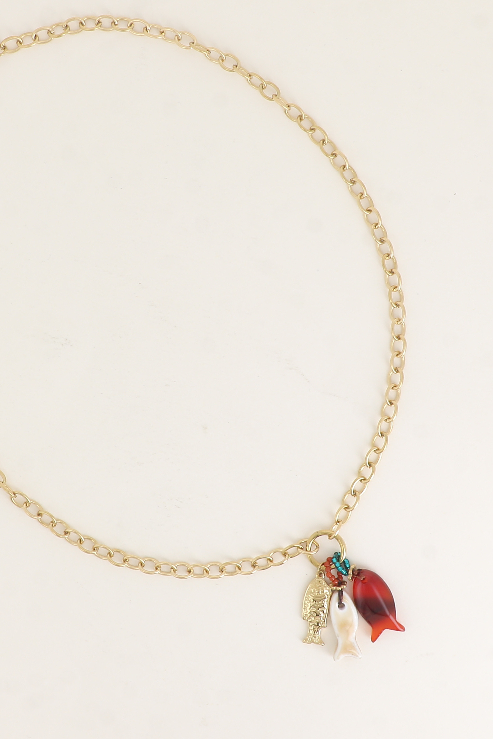 Mayorista Bohm - Collar - 3 peces (resina, acero y cerámica)