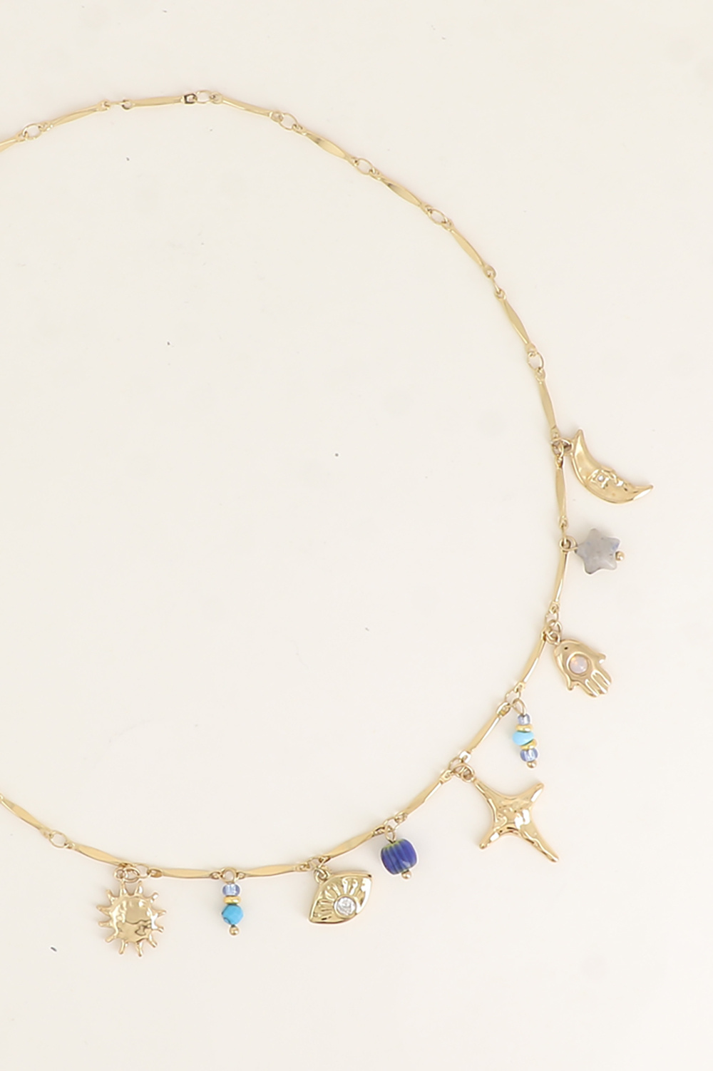 Mayorista Bohm - Collar - luna, sol, estrella, ojo, mano