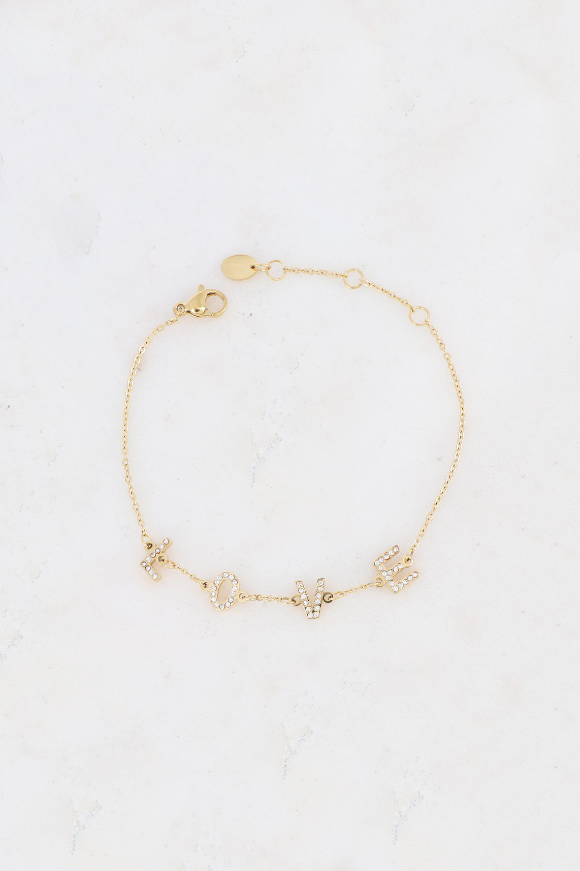 Grossiste Bohm - Bracelet LOVE - oxydes de zirconium