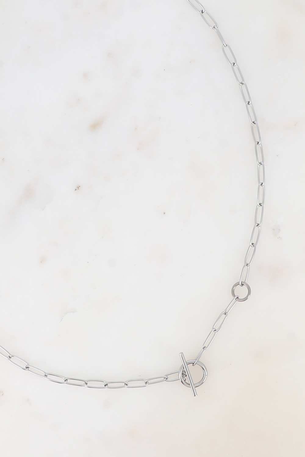 Grossiste Bohm - Collier - fermoir cabillot, maille ovale allongée, anneau idéal pour charms