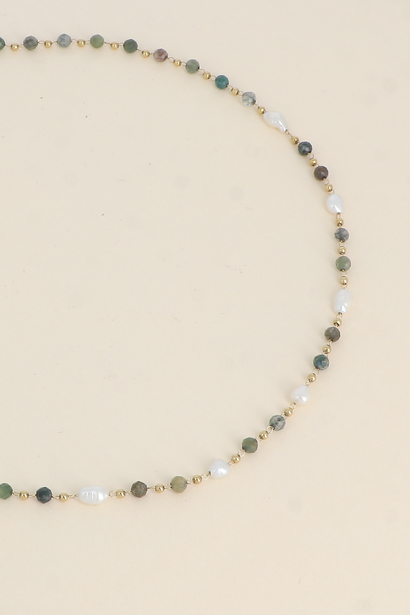 Grossiste Bohm - Collier Florinia - pierres naturelles, perles d'eau douce