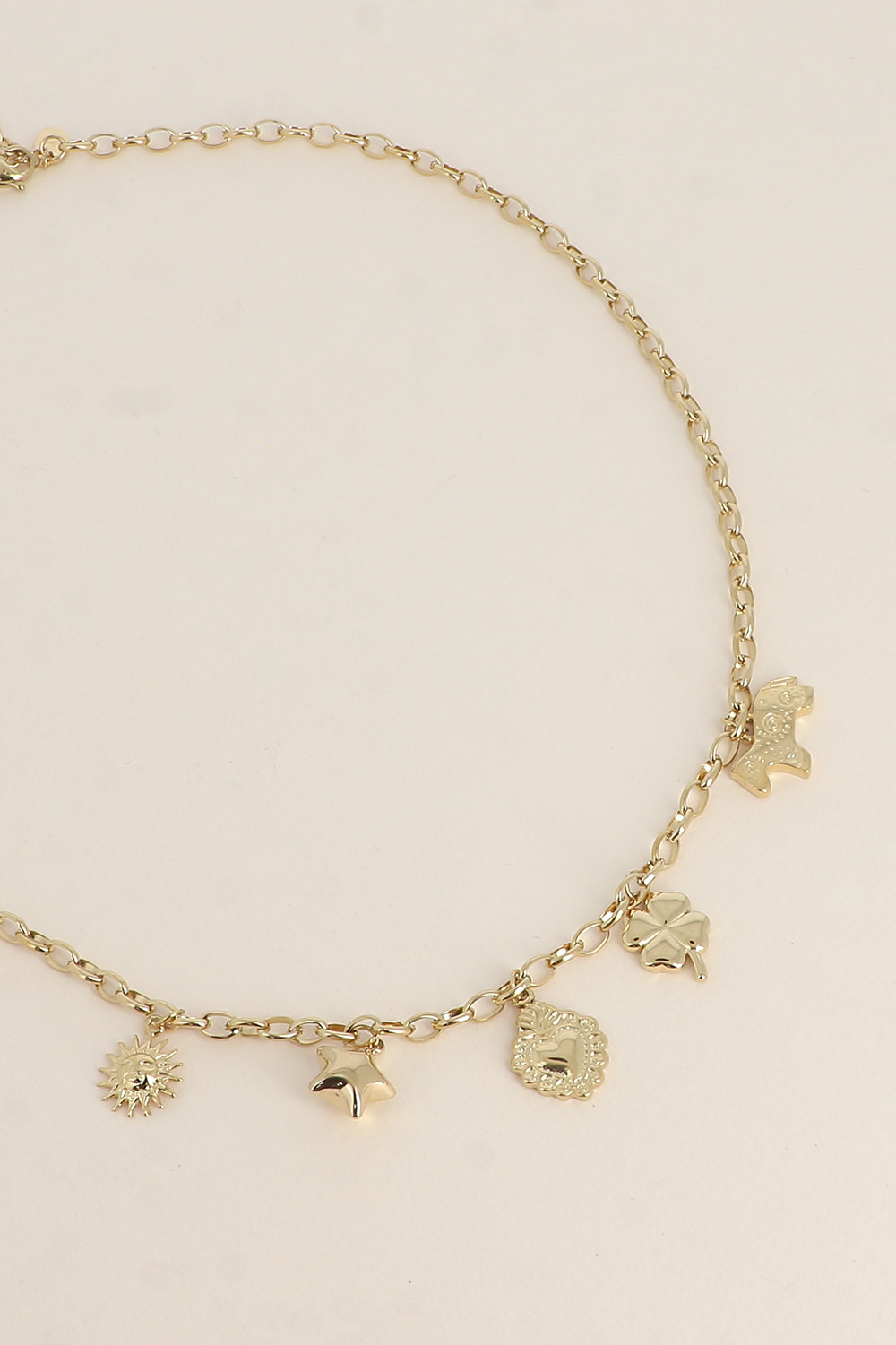 Mayorista Bohm - Collar - sol, estrella, llama, trébol, corazón