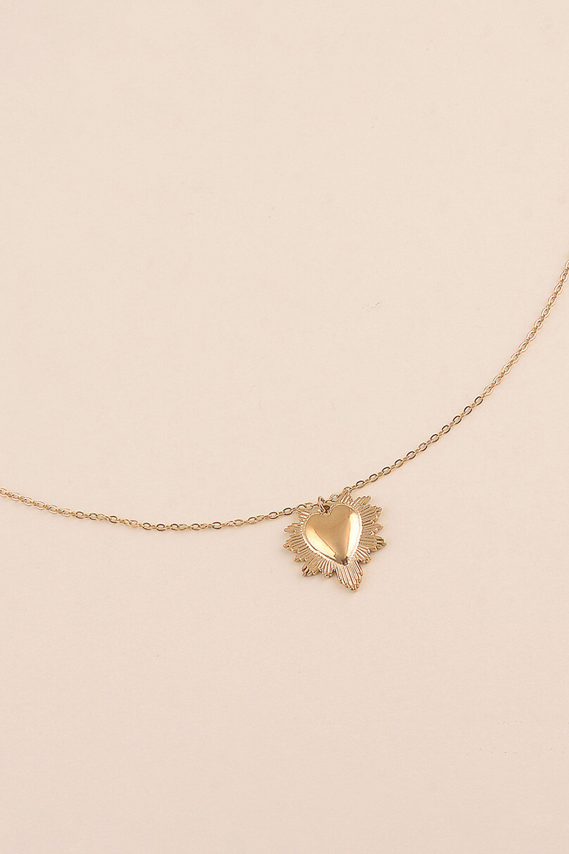 Grossista Bohm - Collana - cuore dai contorni scintillanti
