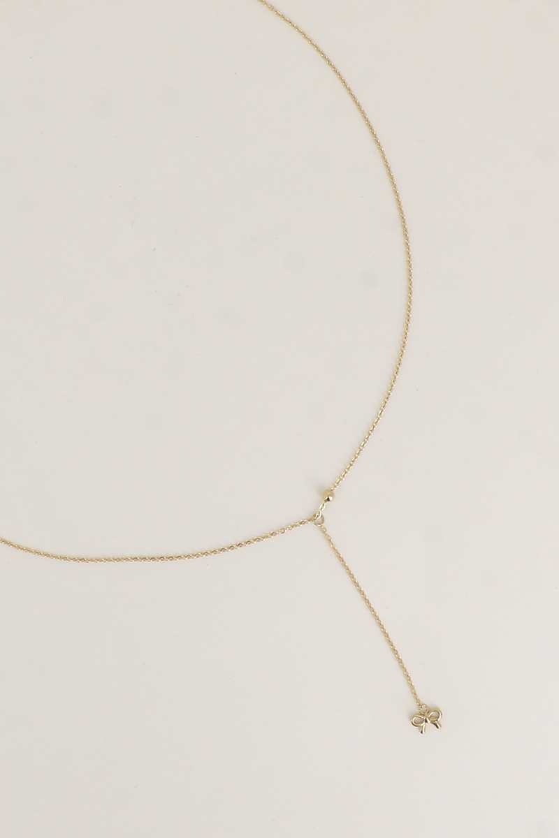 Mayorista Bohm - Collar en Y - Colgante de pajarita