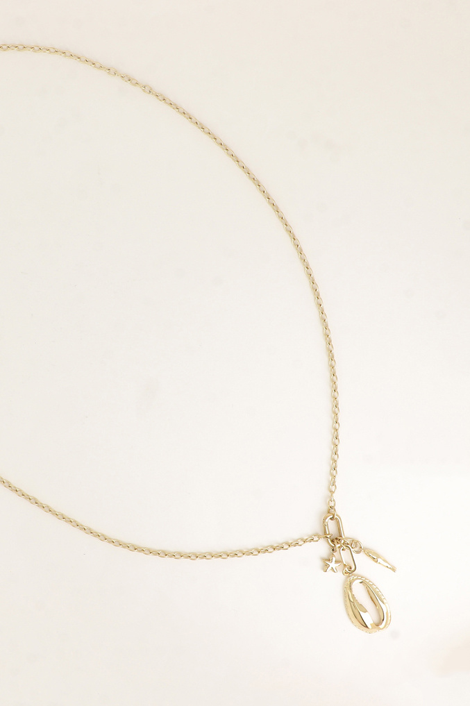 Wholesaler Bohm - Long Necklace - starfish, fish, and cowrie