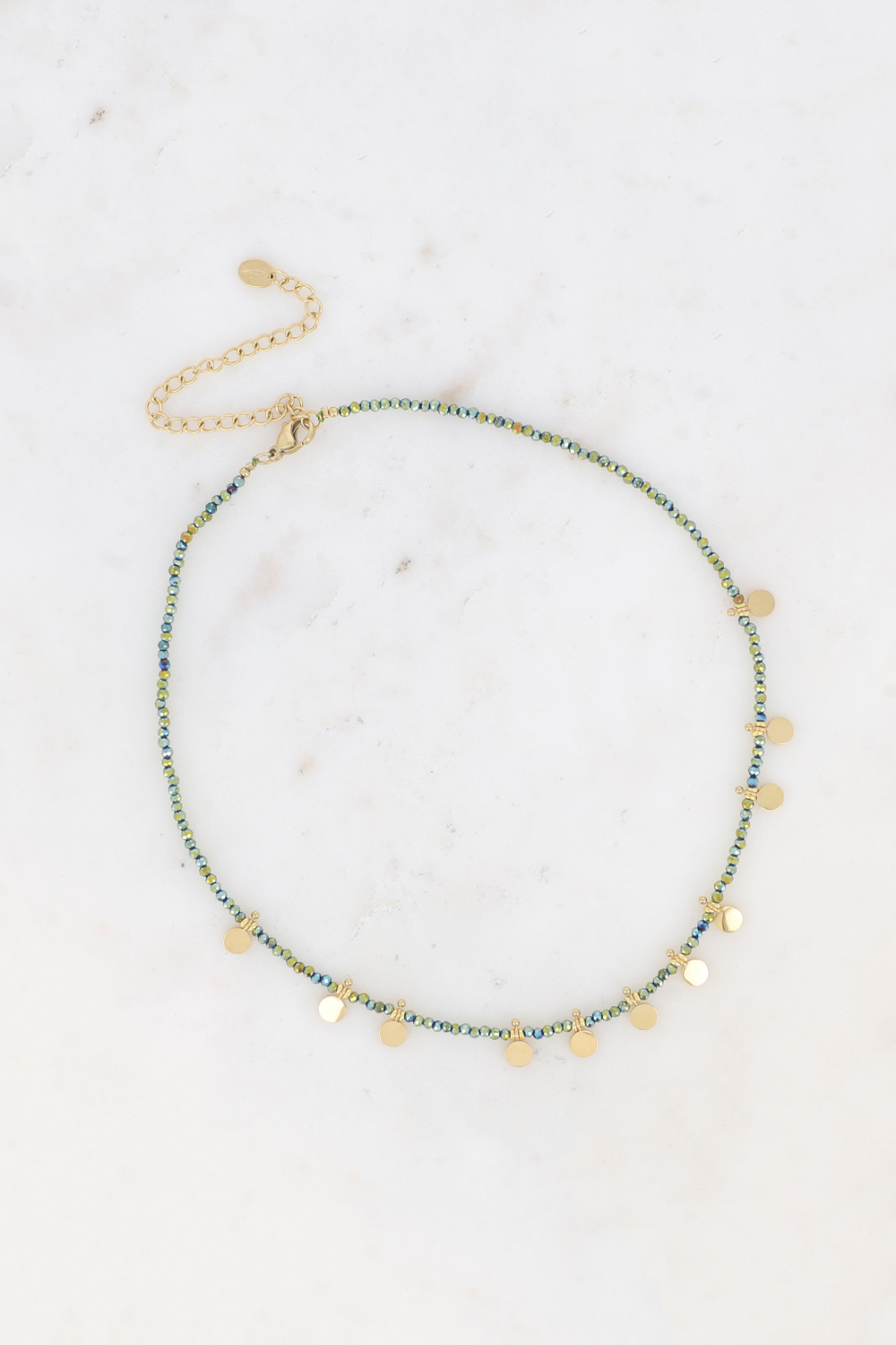 Collier Ras Du Cou (choker) En Perles De Verre De Bohème - Noir Et Rouge - Travail Artisanal - Occasion Comme Neuf