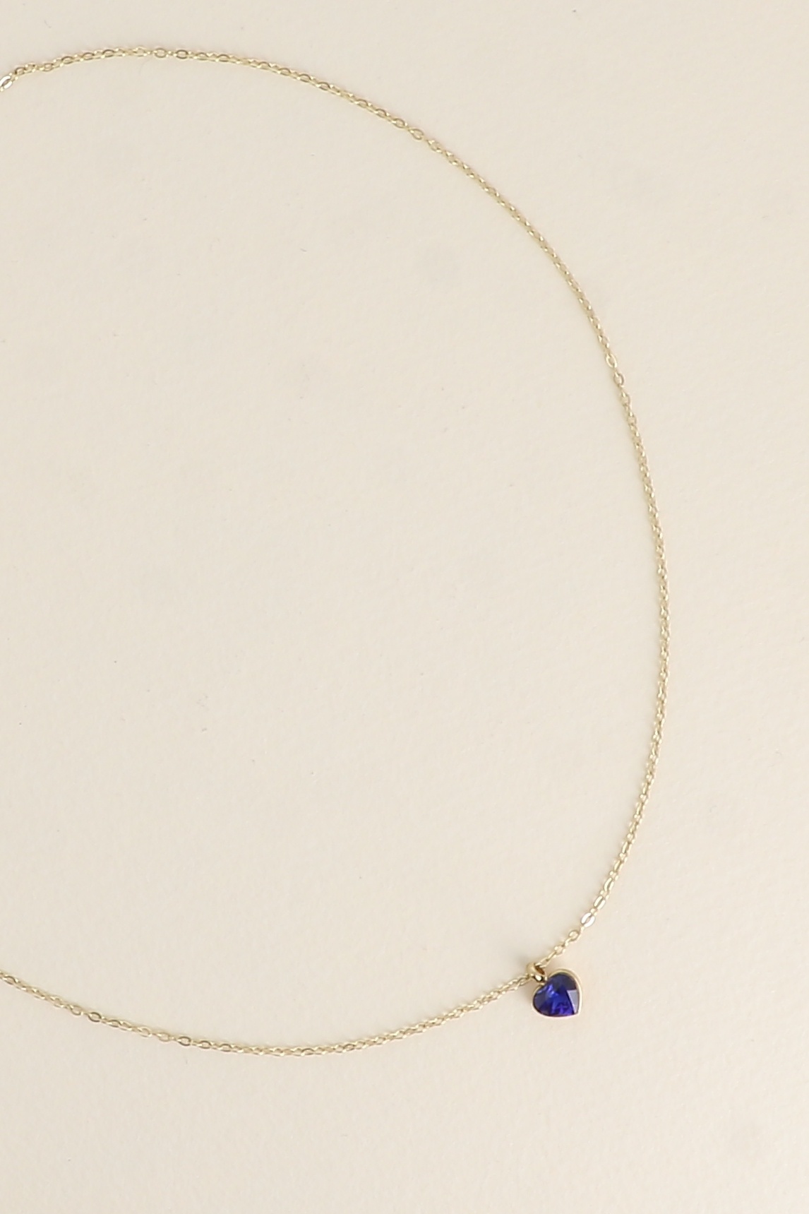 Mayorista Bohm - Collar - pequeño colgante de corazón de cristal
