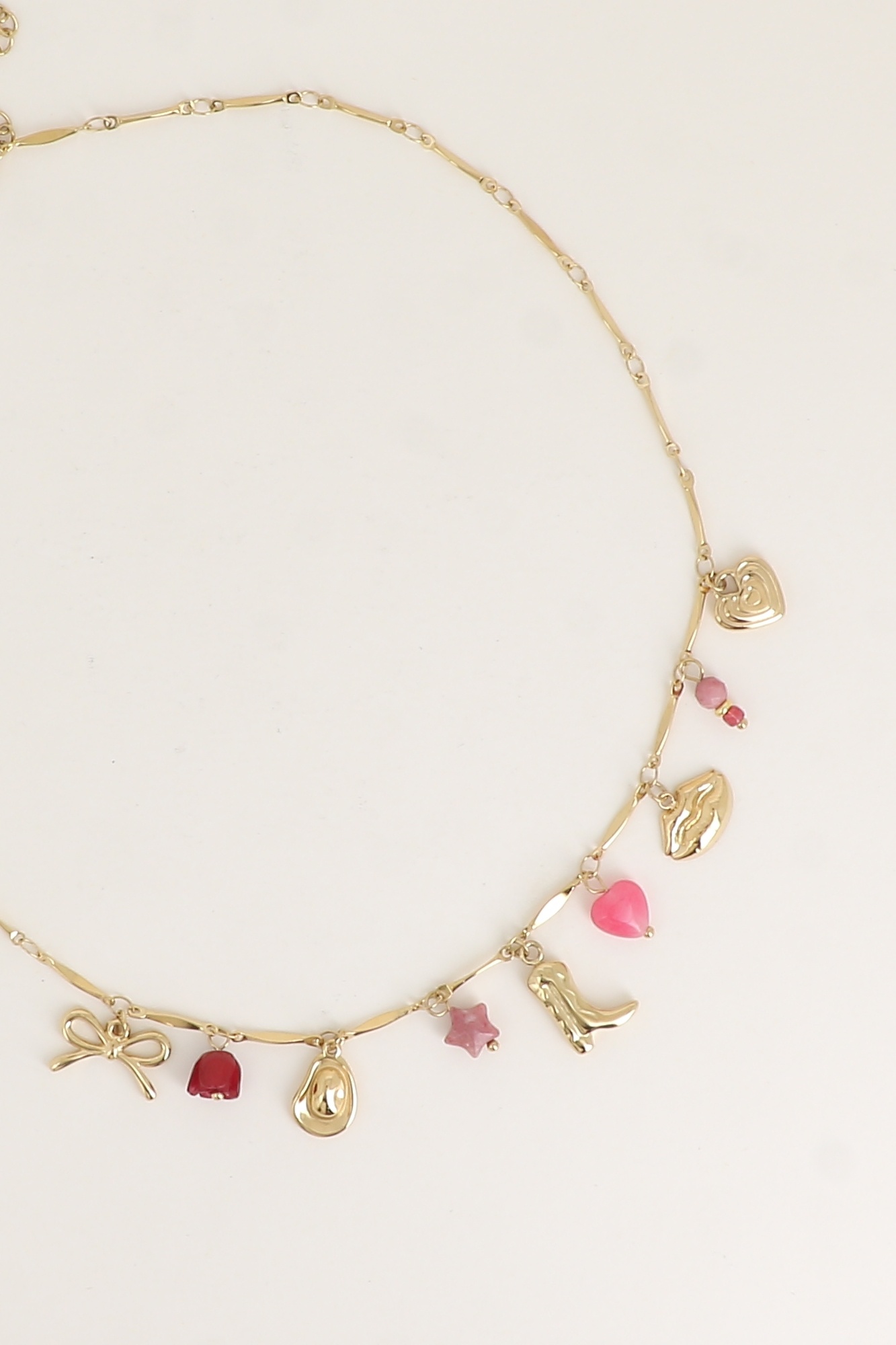 Grossista Bohm - Collana - pendenti (perle, fiore, stella, cappello, stivale, labbra, cuore)