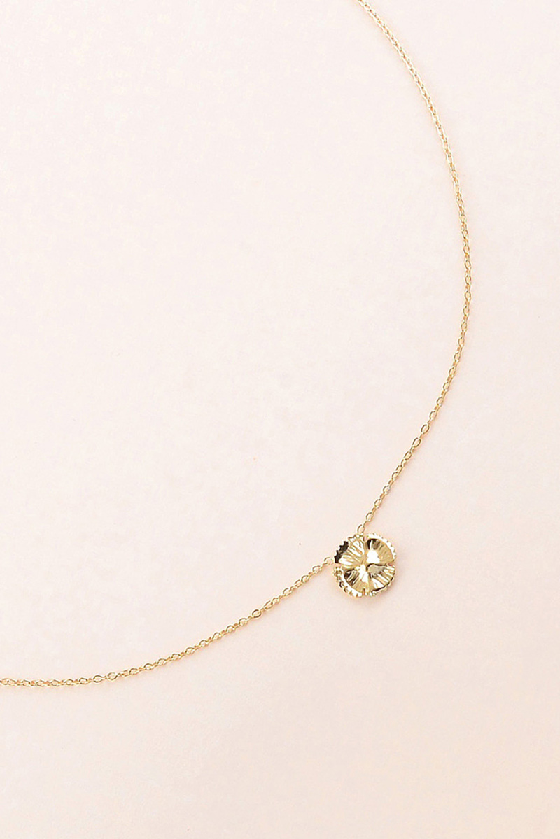 Grossista Bohm - Collana - ciondolo fiore testurizzato