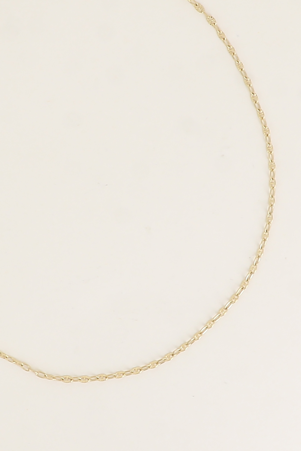 Wholesaler Bohm - Necklace - textured coffee-style fantasy alternating links