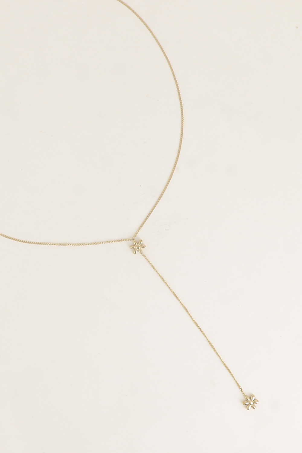 Mayorista Bohm - Collar en Y - 2 Flores