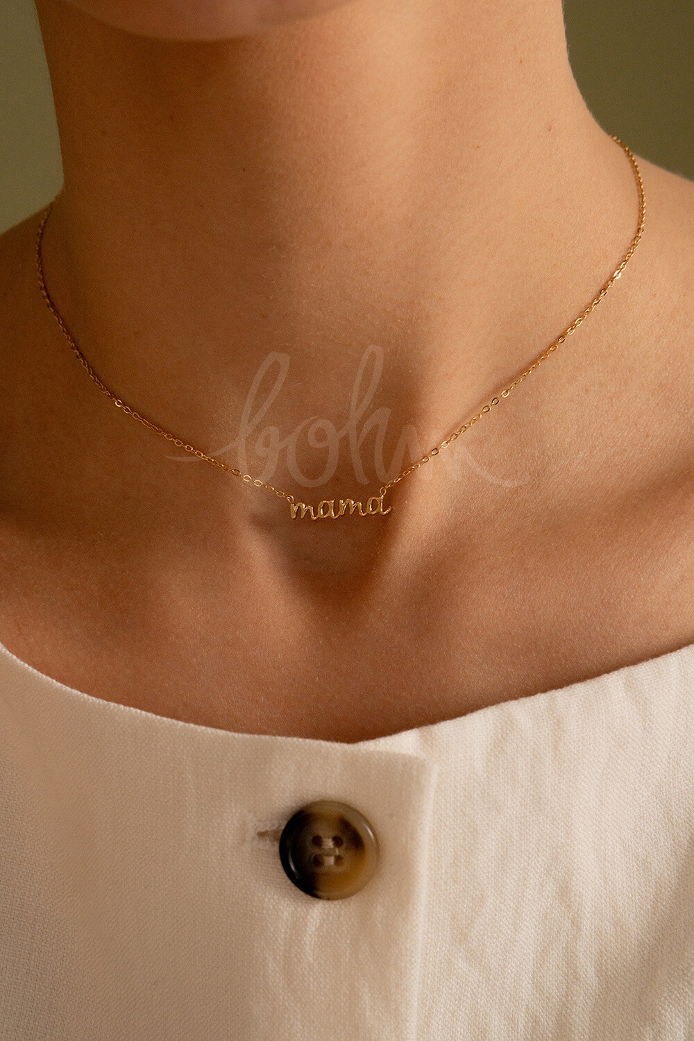 Großhändler Bohm - Halskette - "Mama" Anhänger