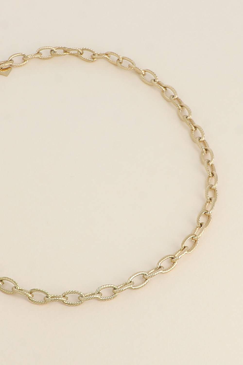 Mayorista Bohm - Collar - eslabón ovalado estriado