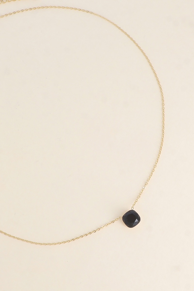 Großhändler Bohm - Halskette - Forçat Mesh, dekoriert mit Swarovski® -Kristallen