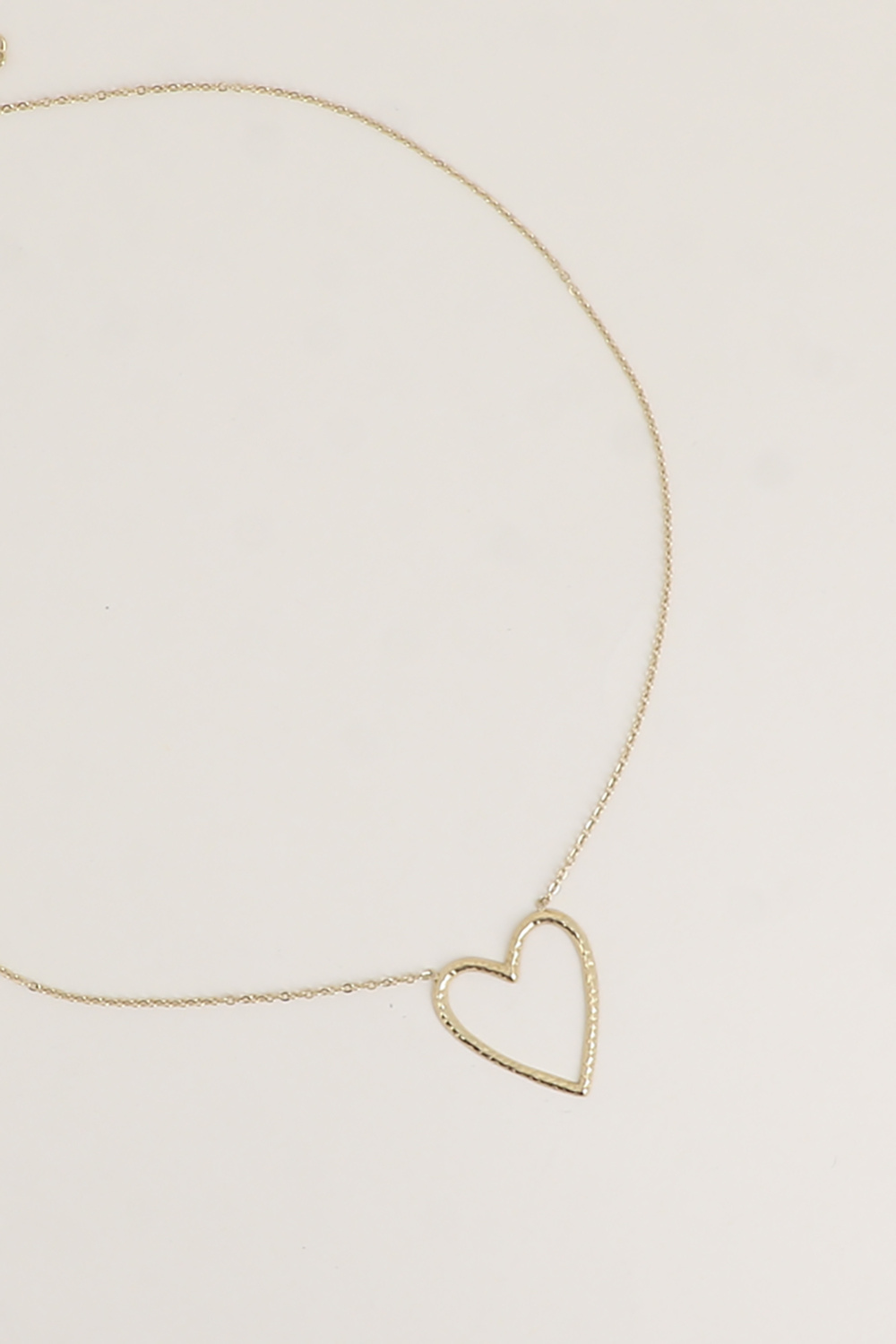 Wholesaler Bohm - Necklace - openwork heart pendant