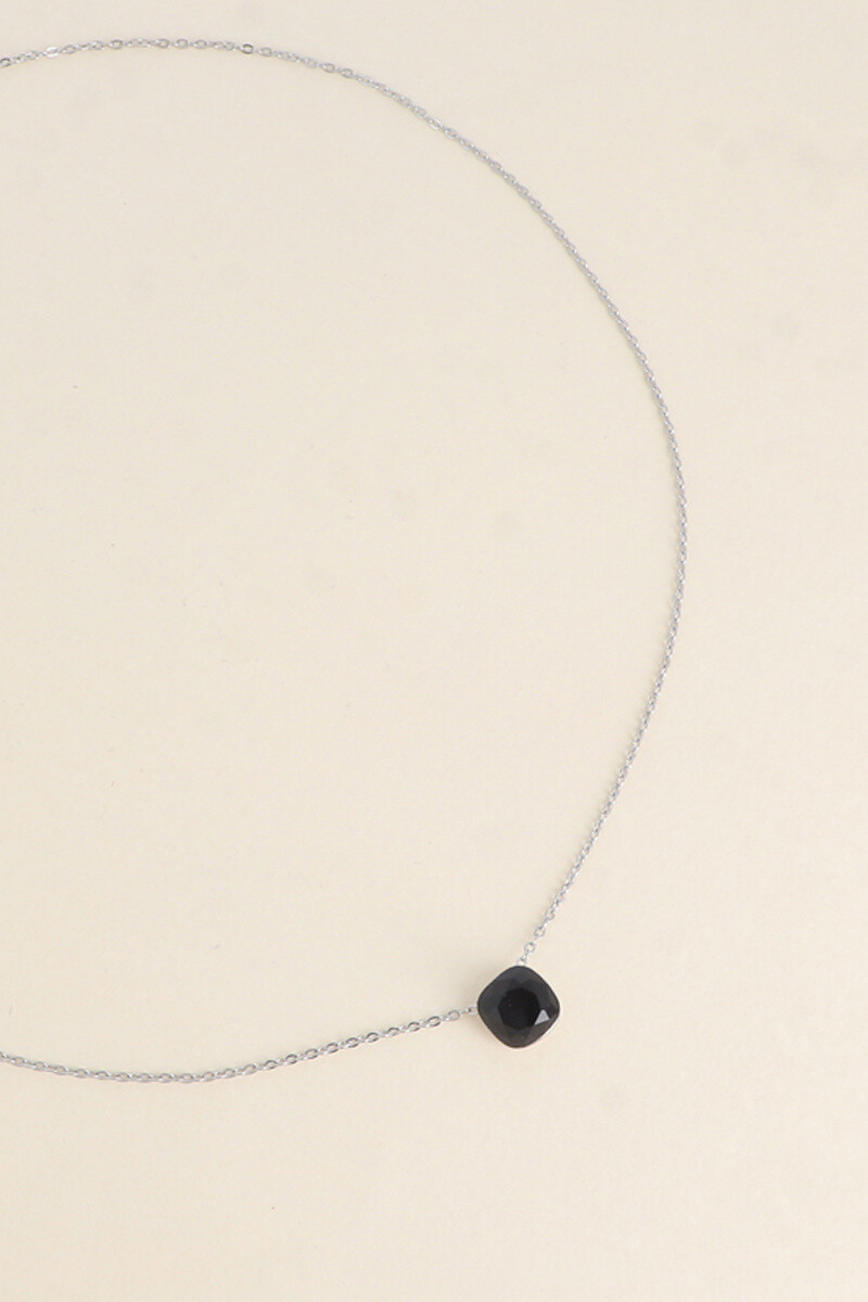 Mayorista Bohm - Collar de plata: malla para glorietas, adornado con cristales de Swarovski®