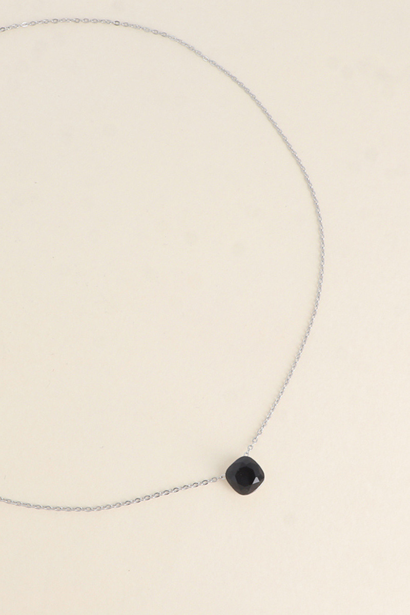 Großhändler Bohm - Silber Halskette - Forwermormnetz, geschmückt mit Swarovski® -Kristallen