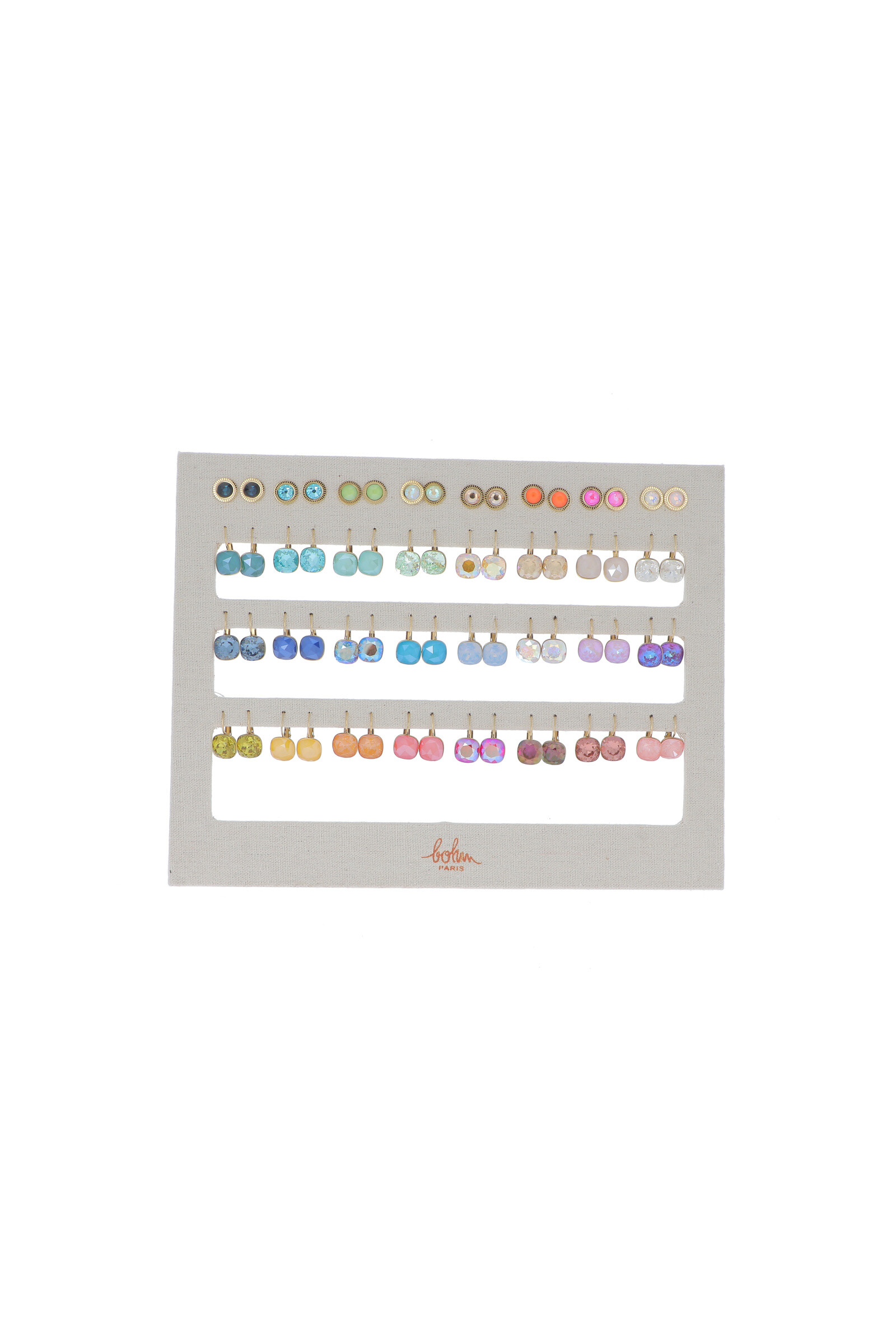 Mayorista Bohm - Kit of 32 Loops - Multi Gold - Decorado con cristales Swarovski®
