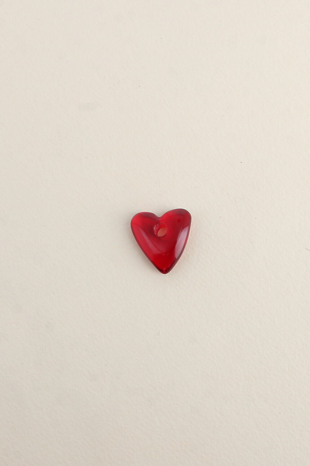 Grossista Bohm - Heart Pearl 15x17mm, lotto di 10 pezzi