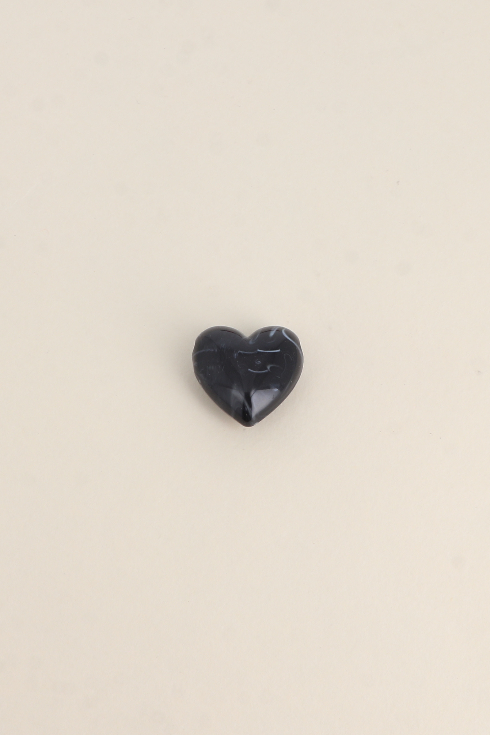 Grossiste Bohm - Perle de coeur en acétate de 22mm, pour bijoux et accessoires