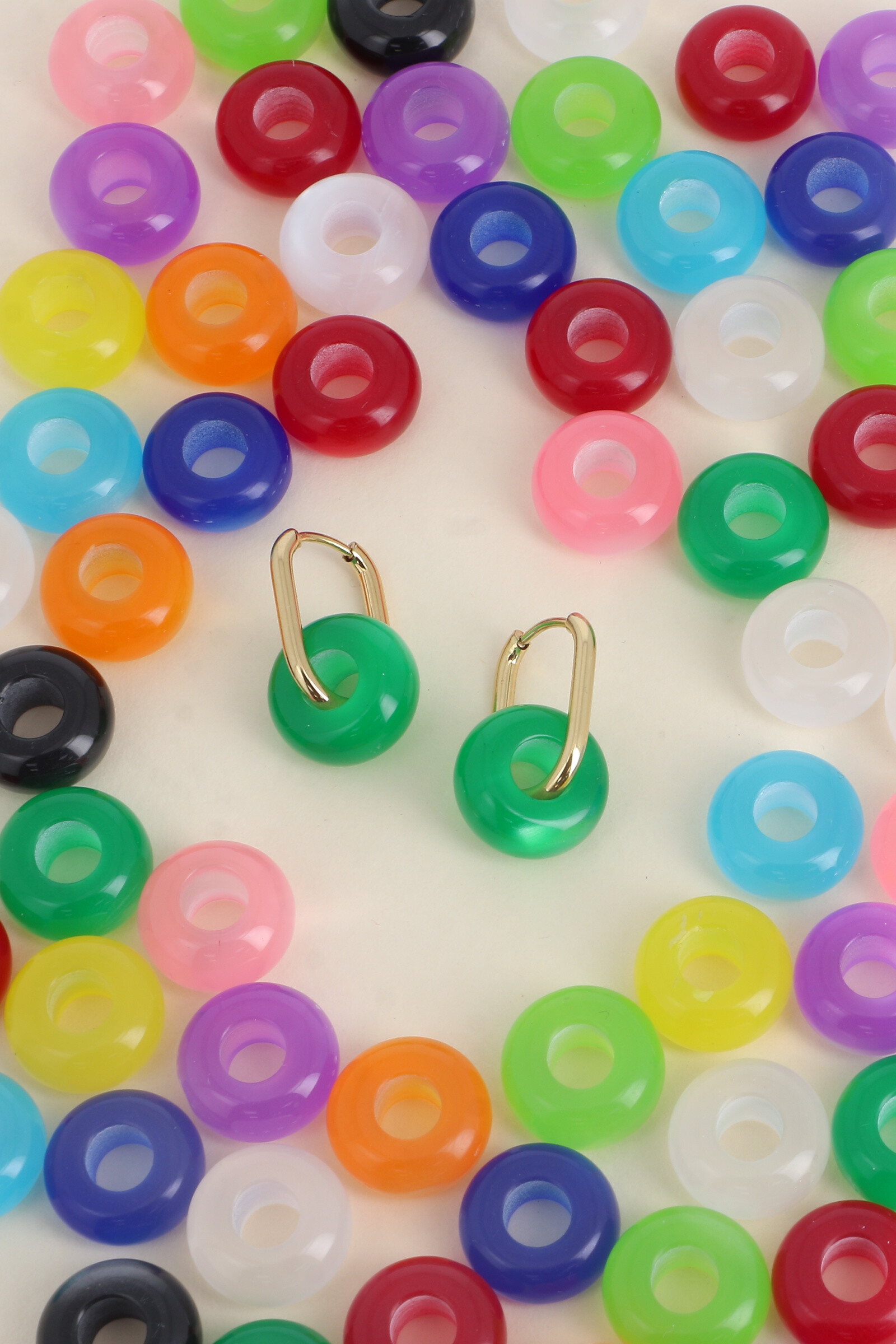 Mayorista Bohm - Donut Pearl en acetato Faceted Style of 13mm Cat Eye