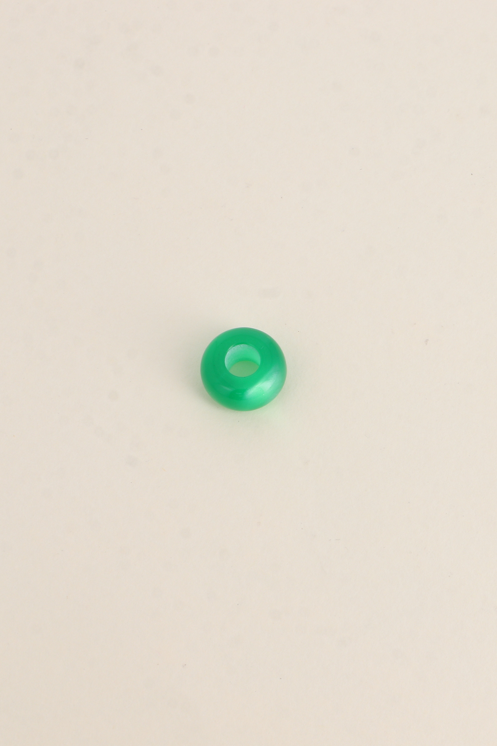 Grossiste Bohm - Perle de donut en acétate facetté style oeil de chat de 13mm