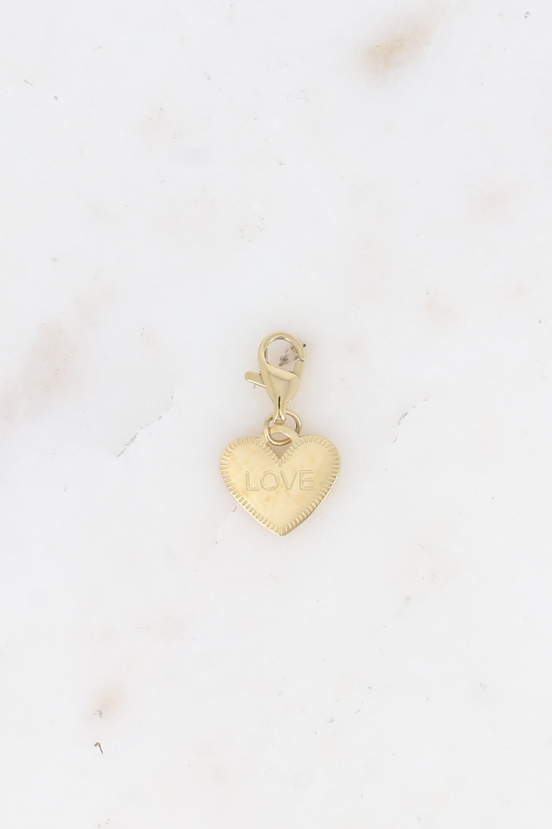 Großhändler Bohm - Charm – Herzquaste und „LOVE“-Botschaft