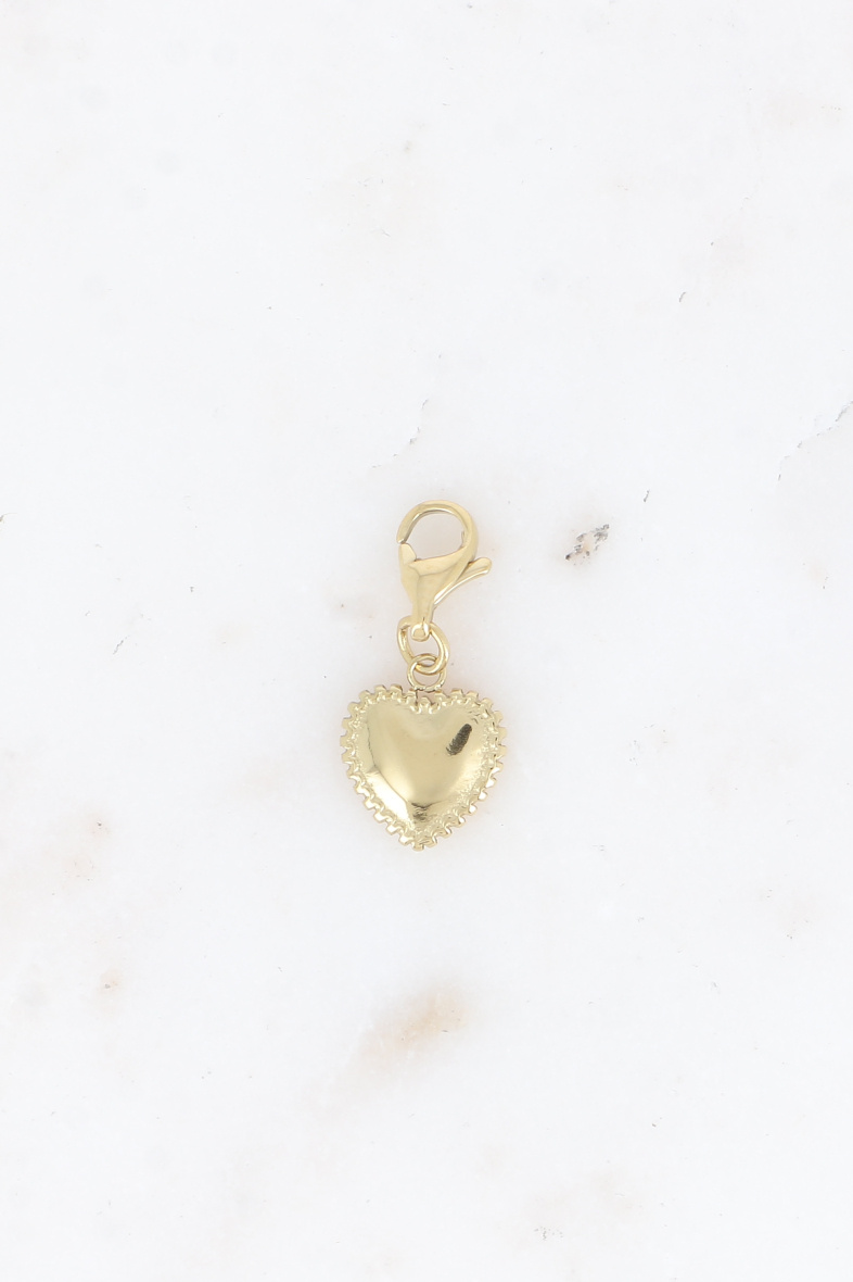Grossiste Bohm - Charm - coeur effet milgrain