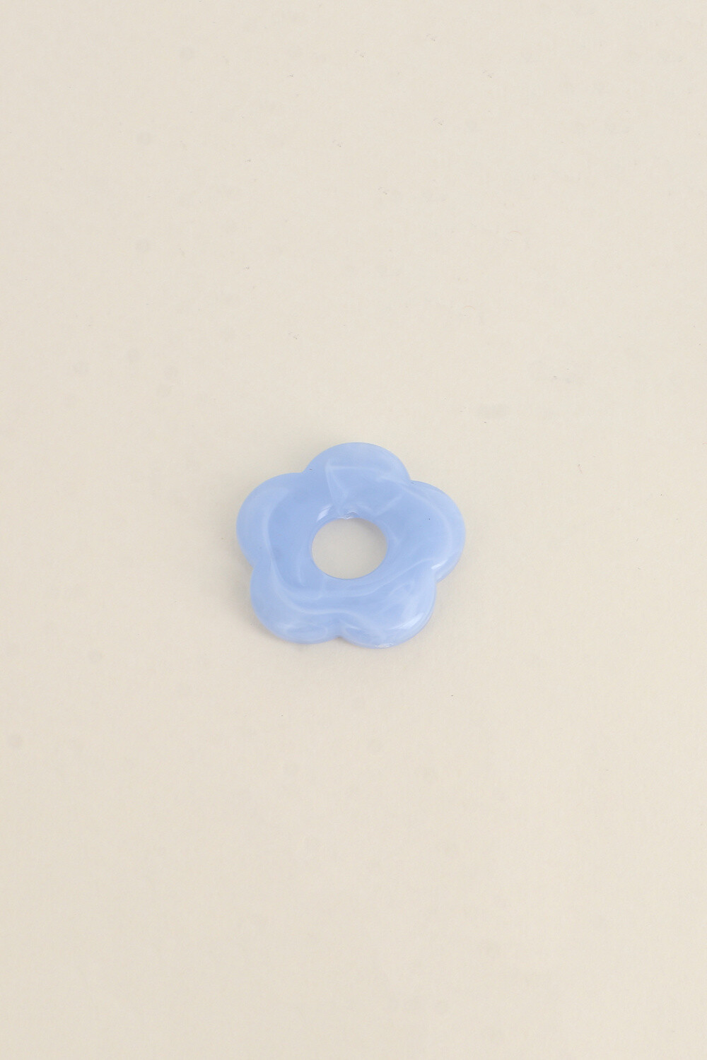 Mayorista Bohm - Perla de flores de acetato de 27 mm, 10 piezas, con agujero de perforación
