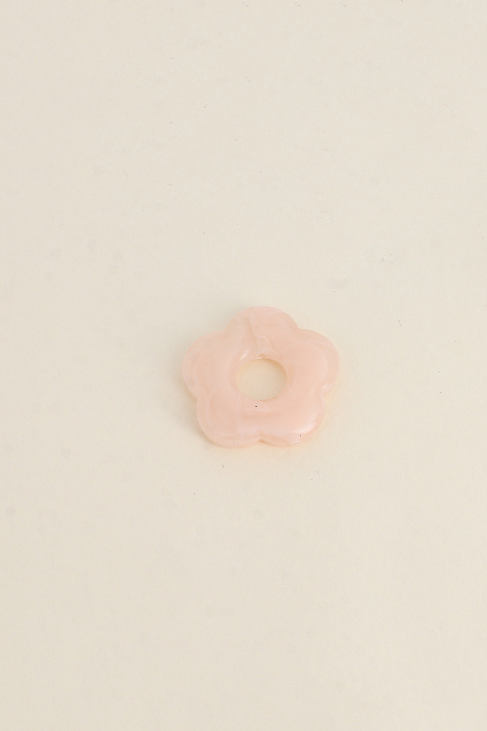 Grossiste Bohm - Perle de fleur en acétate 27mm, 10 pièces, avec trou de perçage