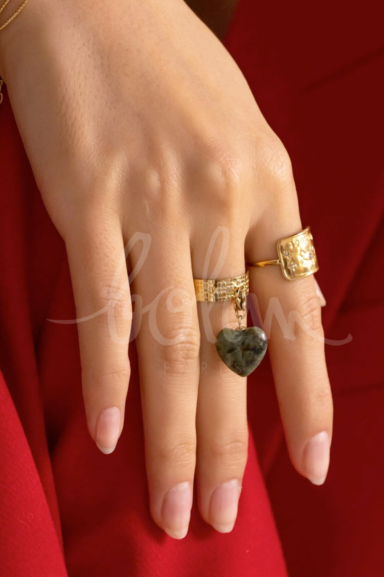 Mayorista Bohm - Charm Carleena - Corazón de piedra natural