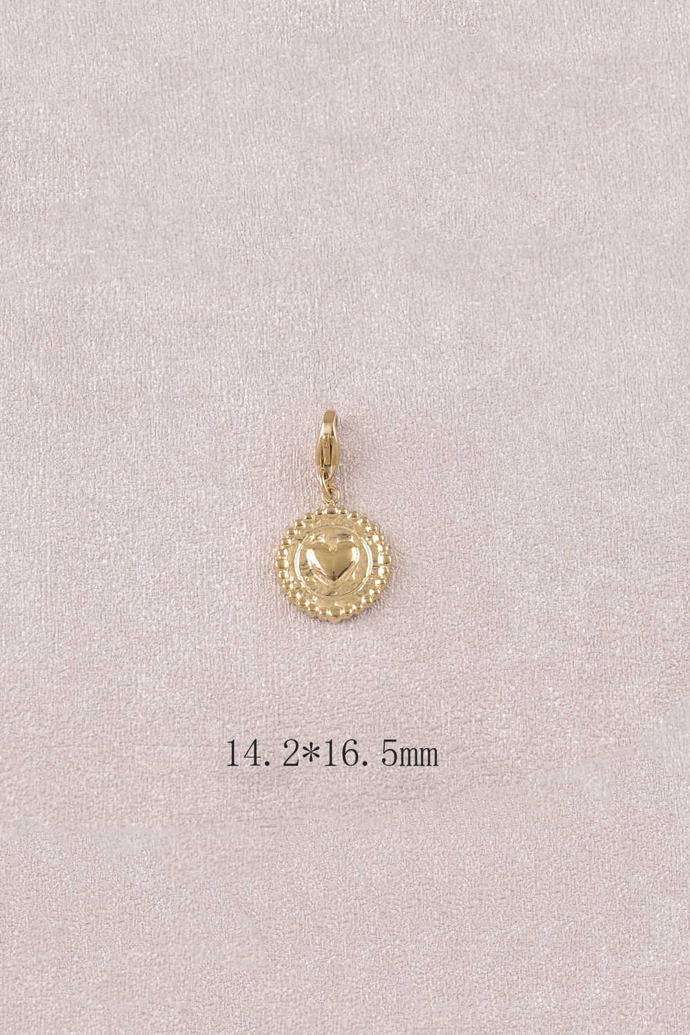Wholesaler Bohm - Charm - round pendant with heart
