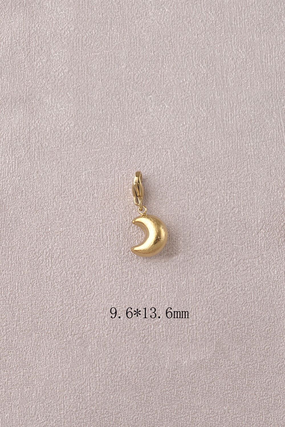 Großhändler Bohm - Charm - gebürsteter Halbmond - Set aus 3 Stück