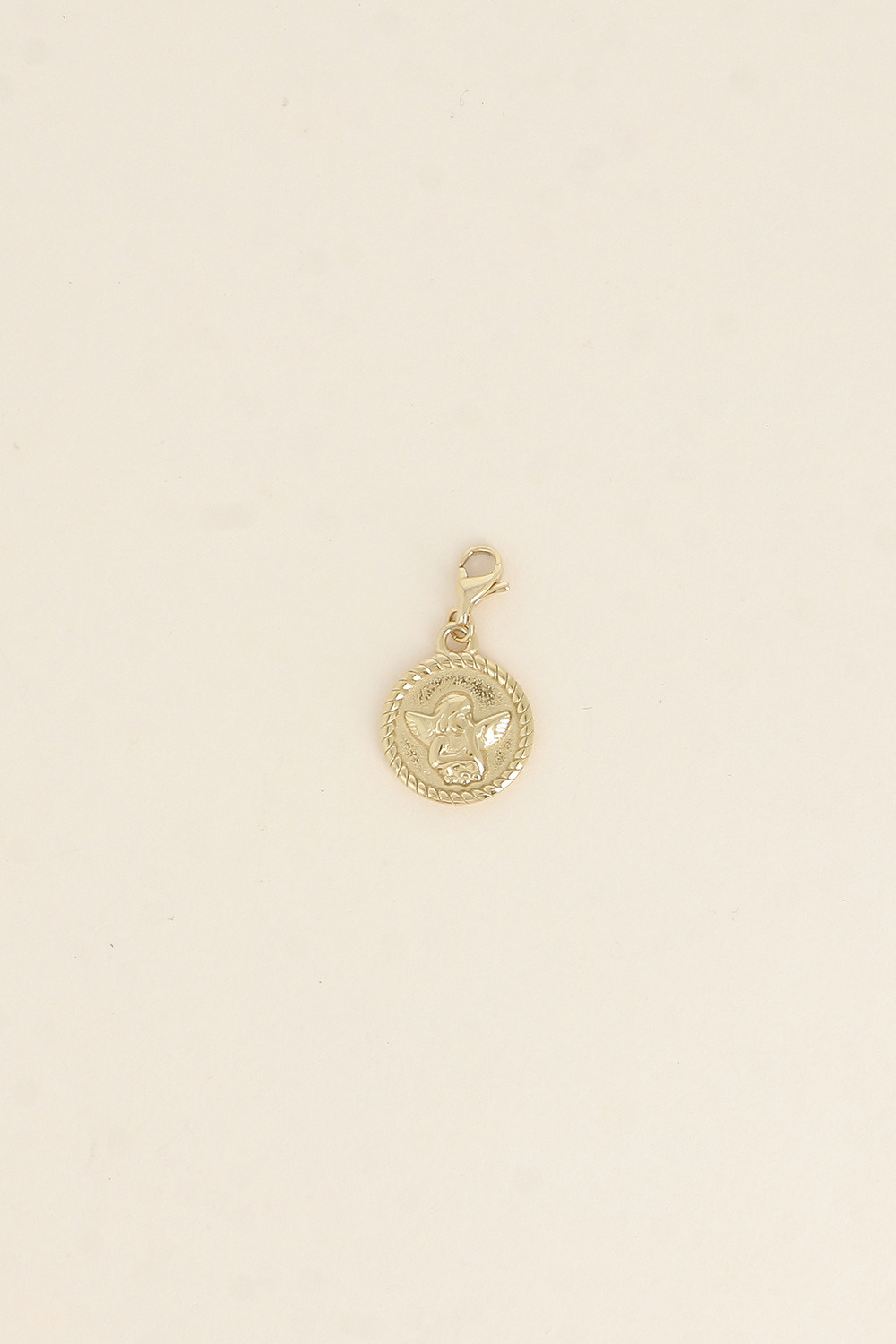 Grossiste Bohm - Charm - médaillon rond avec petit ange