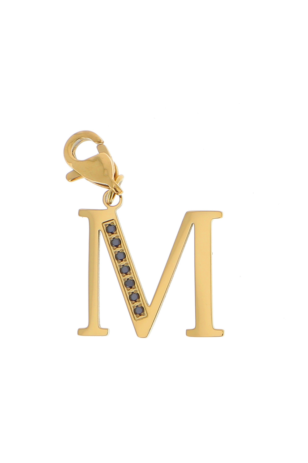 Wholesaler Bohm - Hova Charm - black gold - letter M