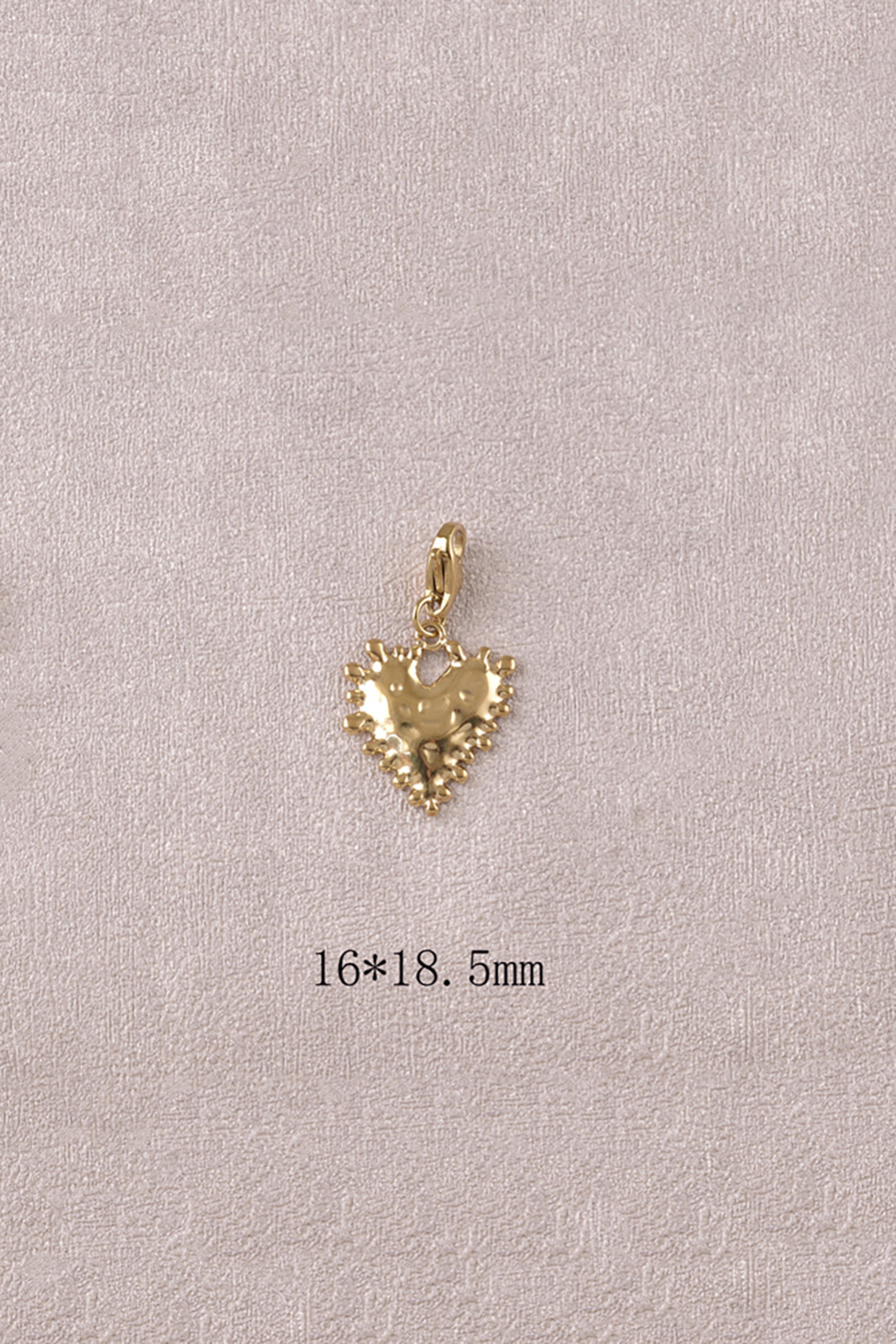 Wholesaler Bohm - Charm - heart and polka dots - set of 3 pcs
