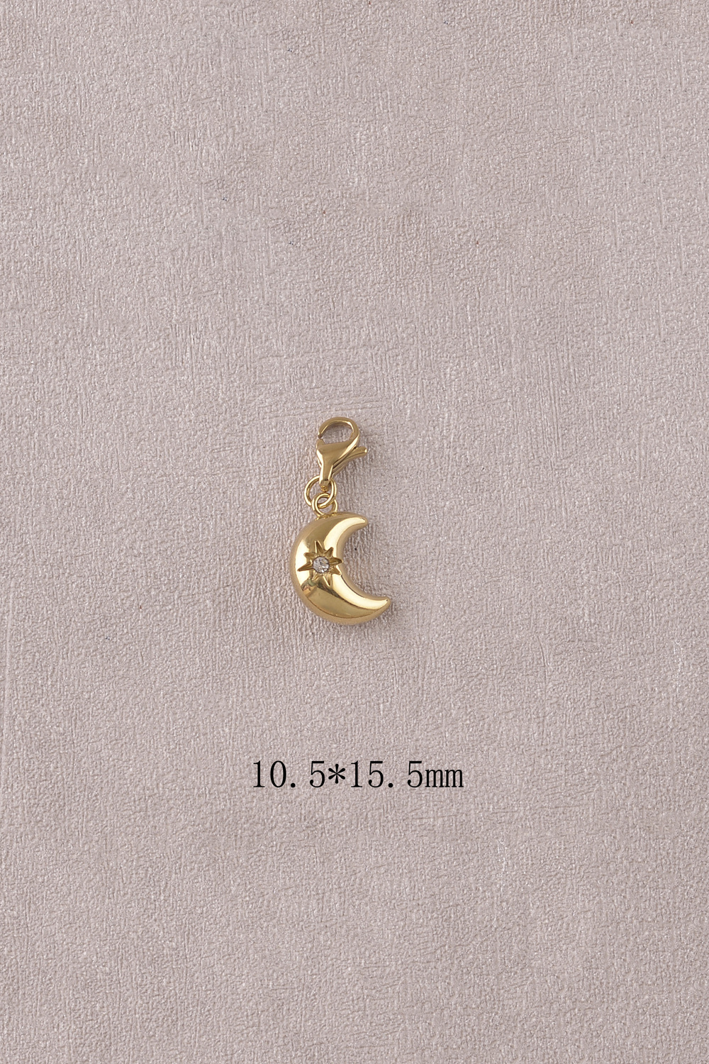 Wholesaler Bohm - Charm - openwork moon and star pendant