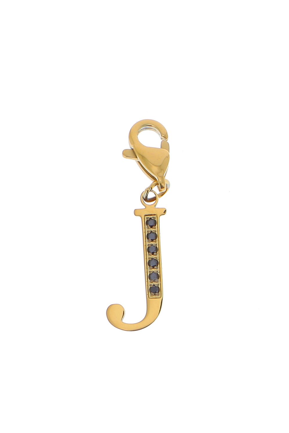 Wholesaler Bohm - Hova Charm - black gold - letter J