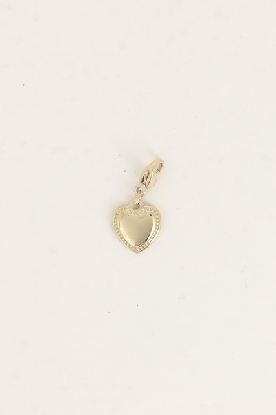 Mayorista Bohm - Charm - corazón con bordes texturizados - Lote de 3 piezas a 2,2€/pieza Mayorista Bohm - Charm - corazón con bordes texturizados - Lote de 3 piezas a 2,2€/pieza