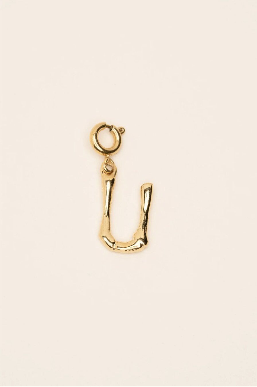 Grossista Bohm - Charm Calie Grande - Alfabeto - Lettera U