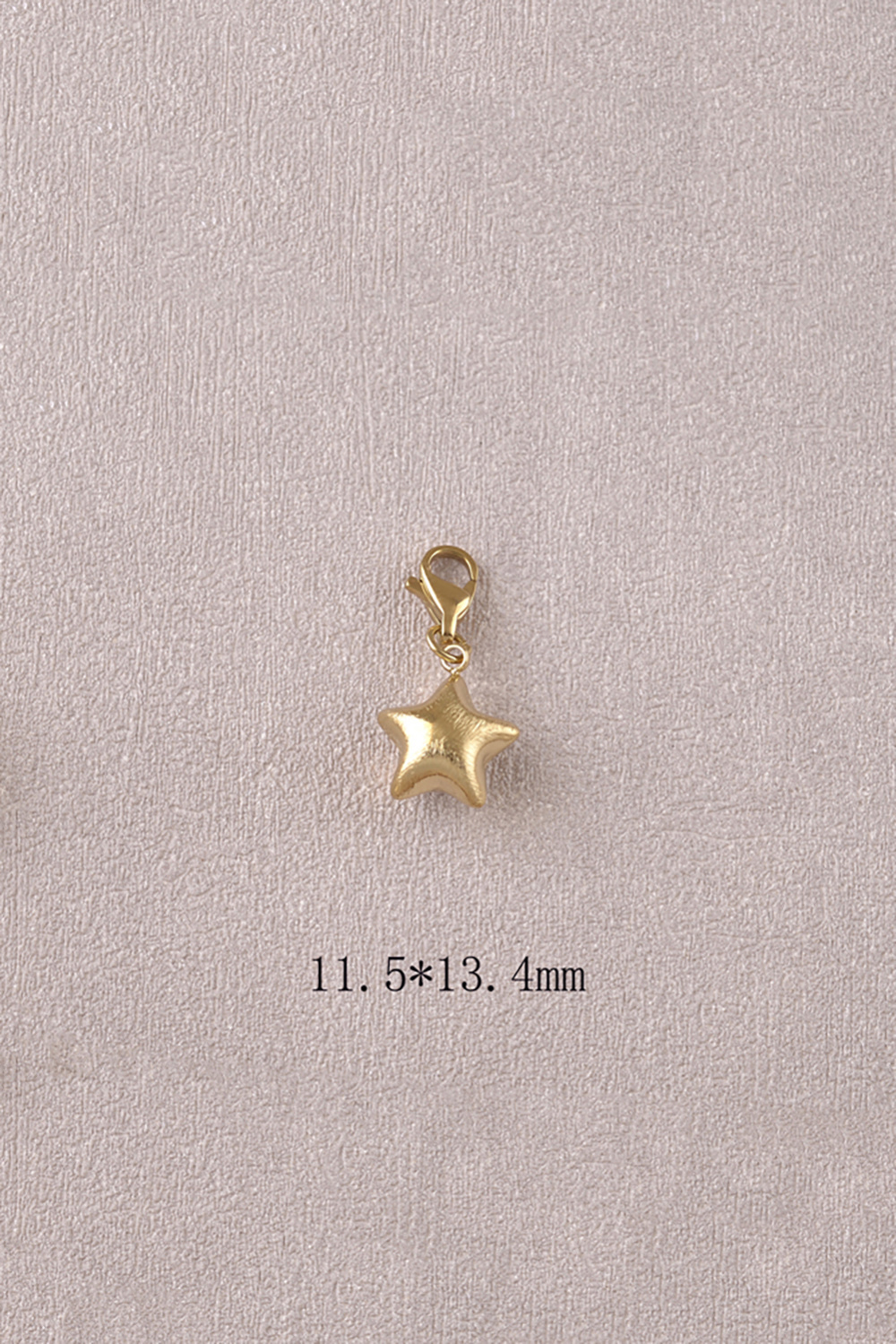 Wholesaler Bohm - Charm - brushed star - set of 3 pcs