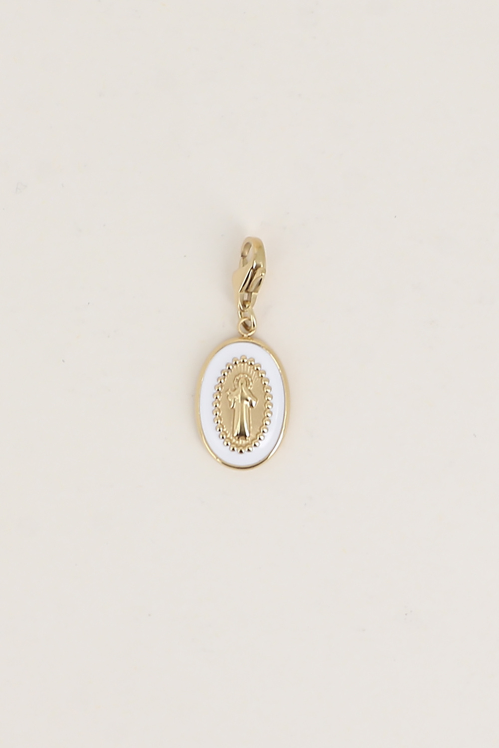 Mayorista Bohm - Charm - medallón ovalado, la Madonna y esmalte