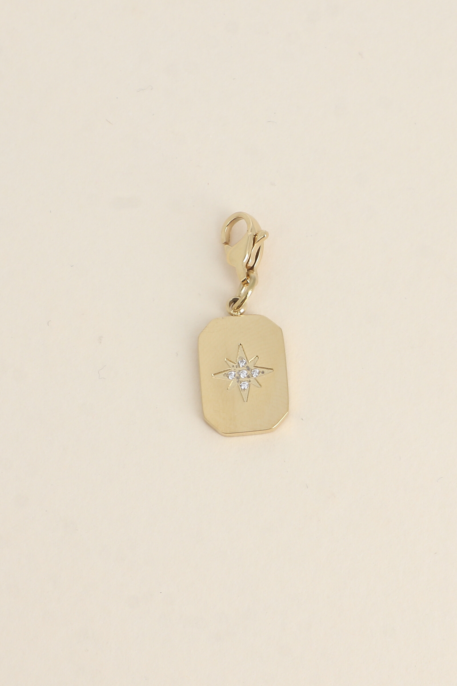 Grossiste Bohm - Charm - plaquette avec étoile en oxydes de zirconium
