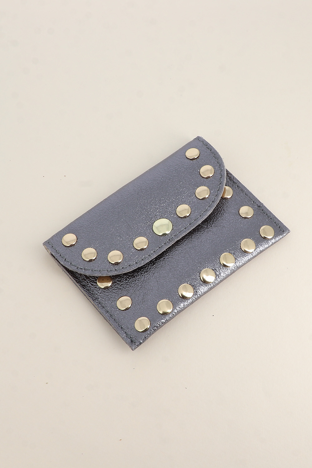 Wholesaler Bohm - Rock Clutch - studded, genuine cowhide leather, 1 compartment