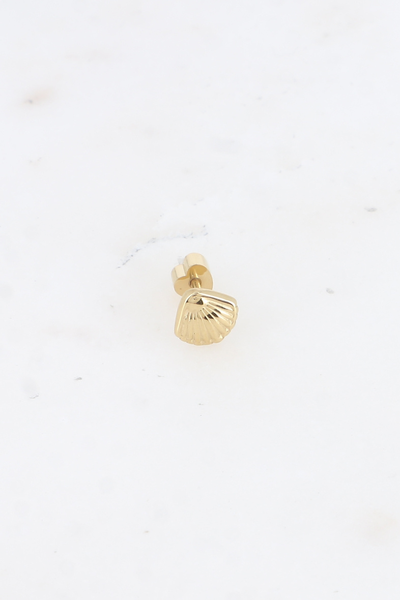 Wholesaler Bohm - Stainless steel piercing - textured shell shape