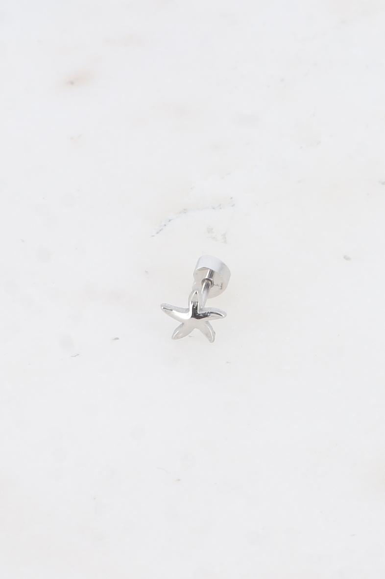 Großhändler Bohm - Edelstahlpiercing – strukturierte Muschelform
