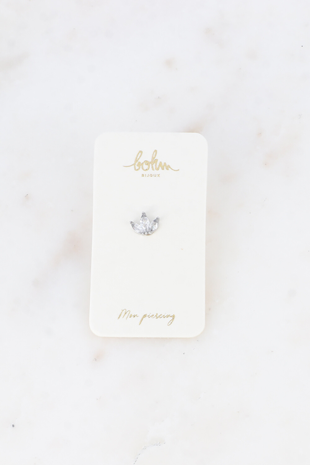 Grossista Bohm - Piercing - Foglia 3 Cristalli
