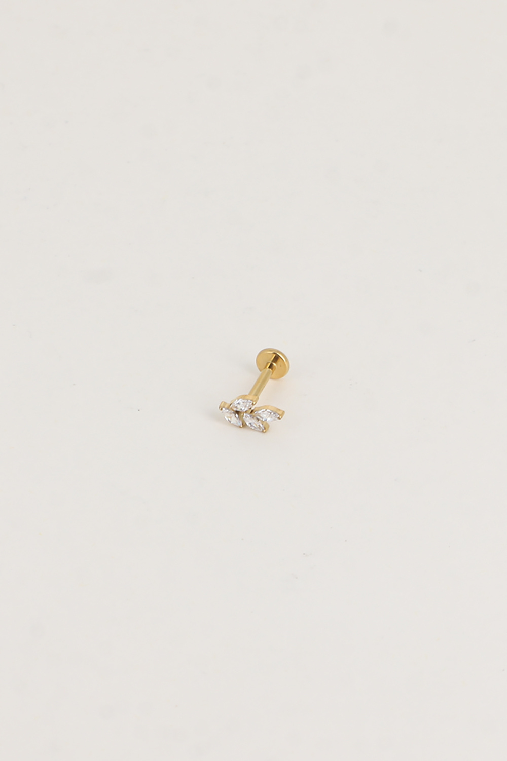 Wholesaler Bohm - Titanium piercing - crystal laurel